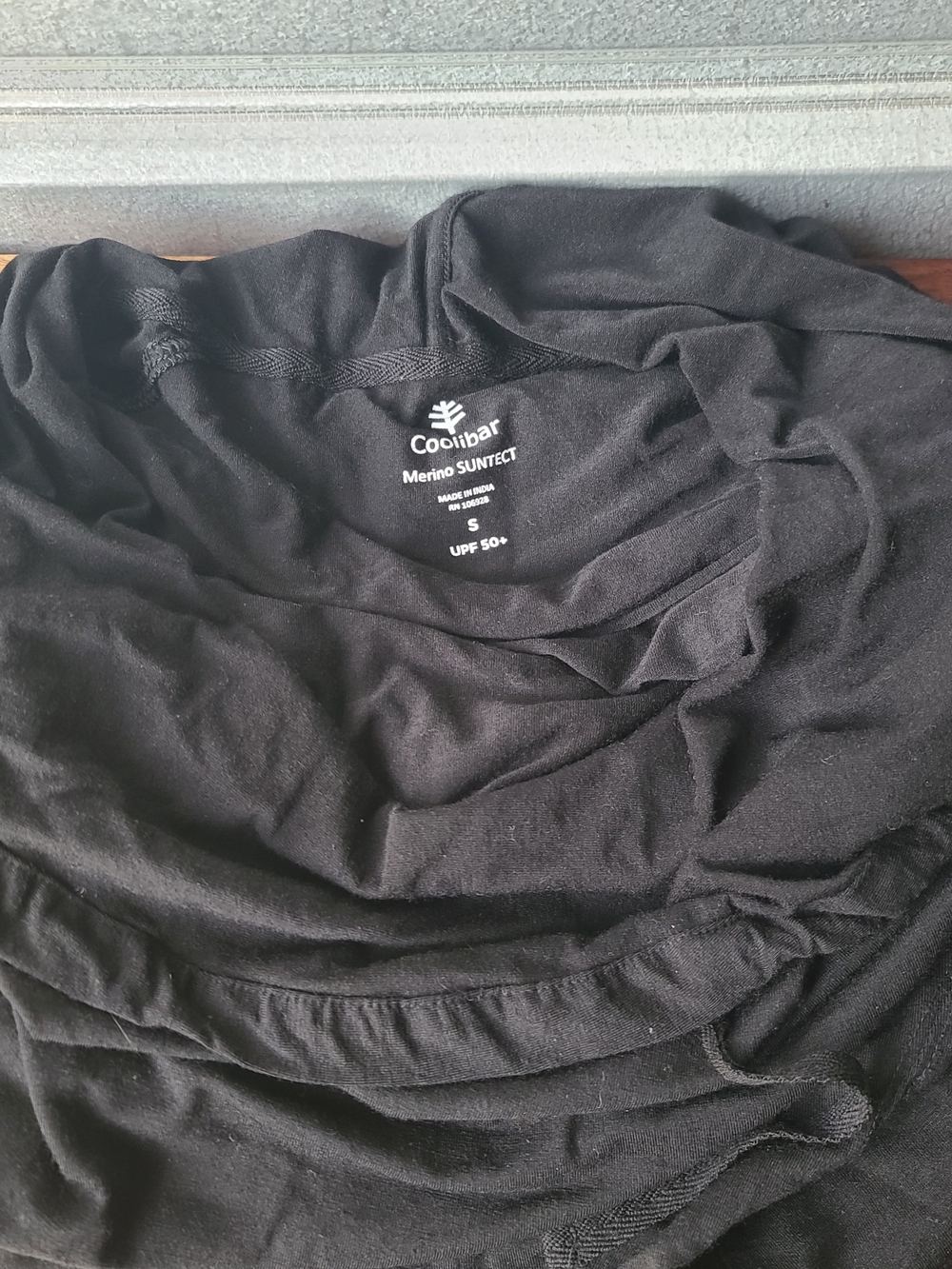 Merino Suntect Womens Small Black Sun Hoody